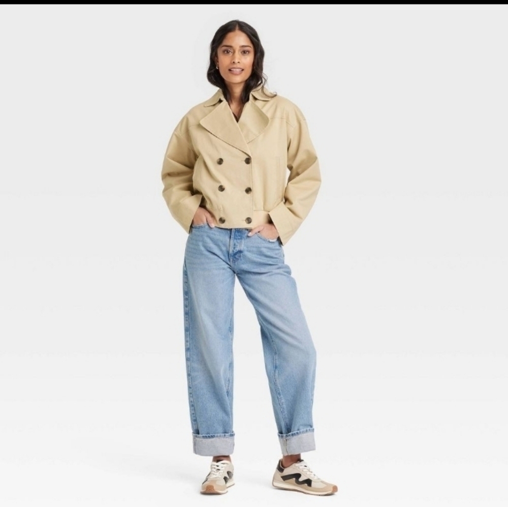 Universal Thread Women's Long Sleeve Trench Coat - Picture 4 of 7